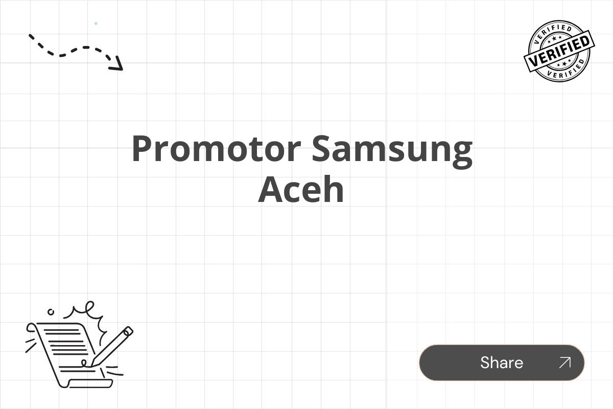 Promotor Samsung Aceh