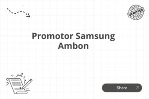 Promotor Samsung Ambon