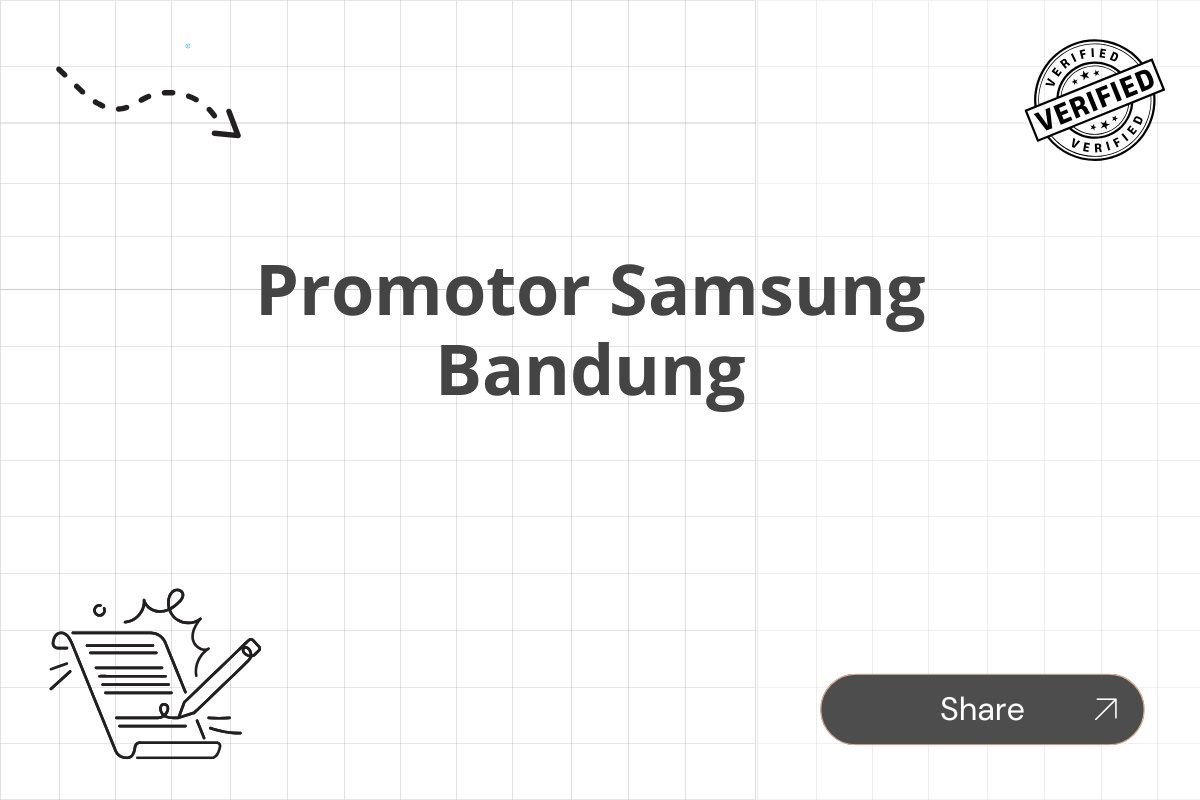 Promotor Samsung Bandung