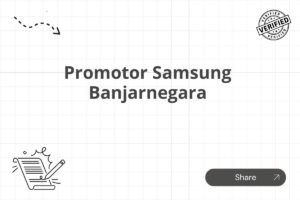 Promotor Samsung Banjarnegara