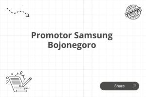 Promotor Samsung Bojonegoro