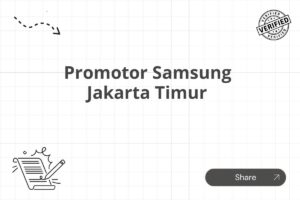 Promotor Samsung Jakarta Timur