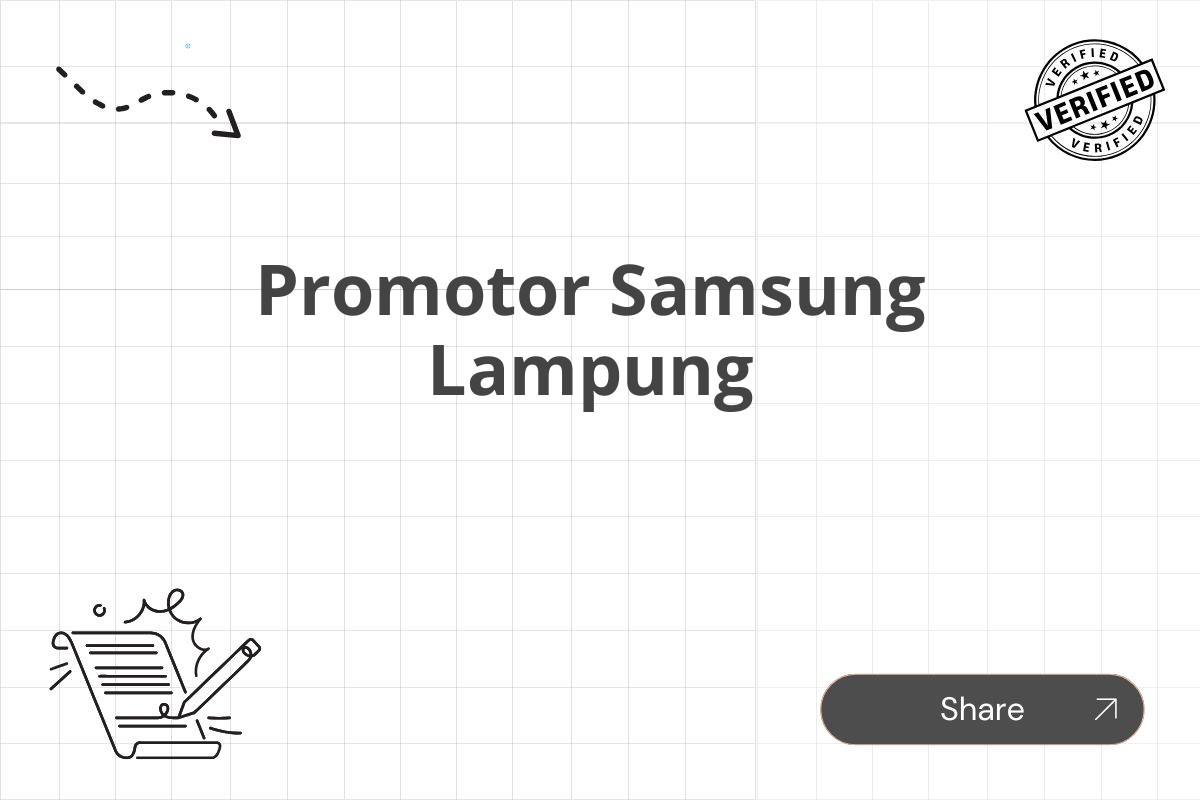 Promotor Samsung Lampung