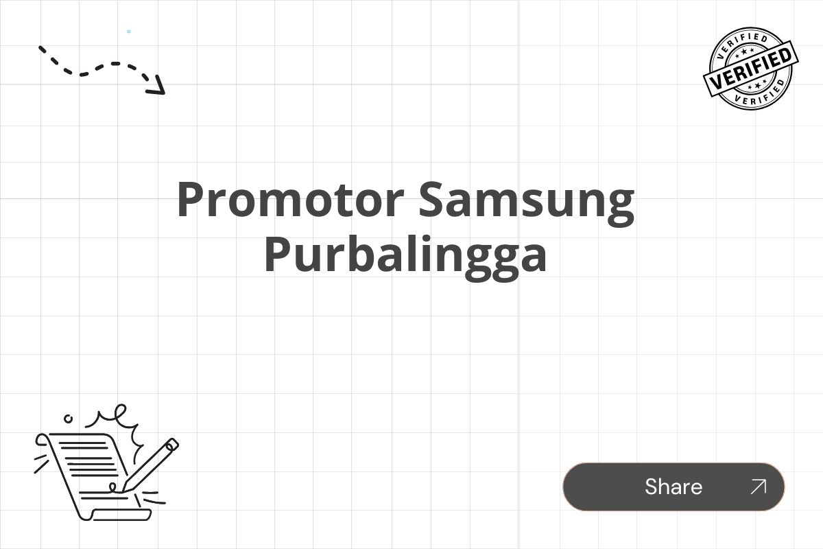 Promotor Samsung Purbalingga