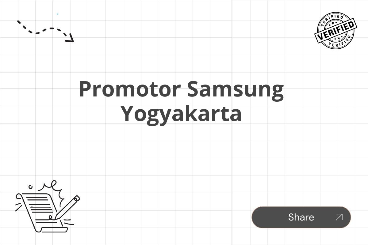 Promotor Samsung Yogyakarta