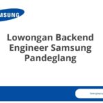 Lowongan Backend Engineer Samsung Pandeglang